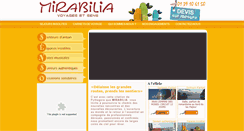 Desktop Screenshot of mirabilia-voyages.com
